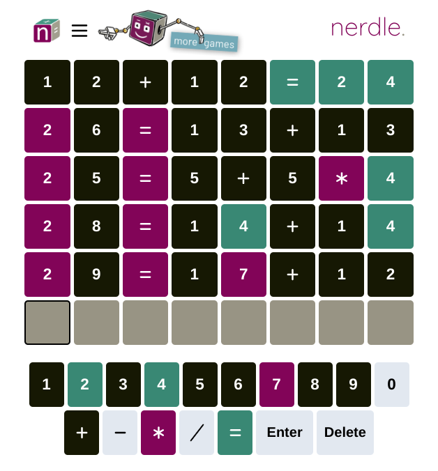 nerdle joc