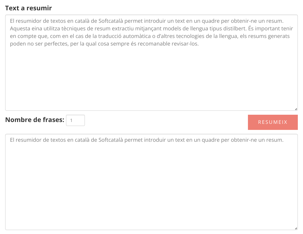 resums softcatala